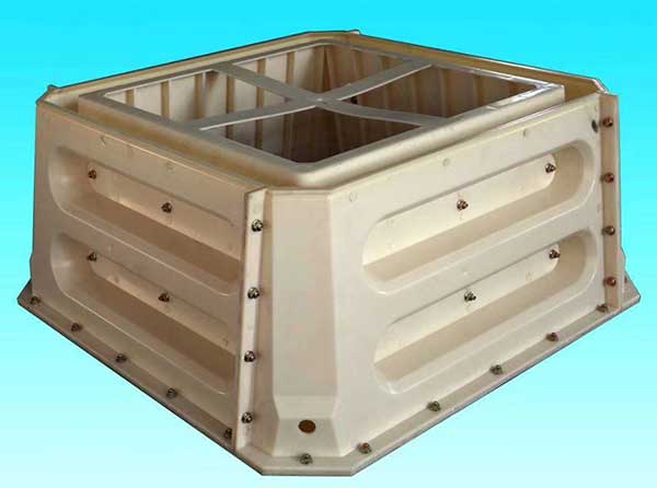 自鎖式生態護坡模具